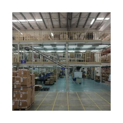 China High Strength Heavy Duty Industrial Warehouse Steel Mezzanine Racking for sale