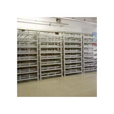 China High Strength Narrow Iron Industrial Storage System Heavy Duty Stack Double Stack Pallet Rack for sale