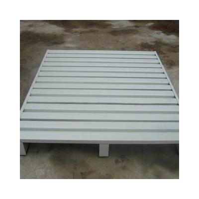 China Factory High Strength Steel Reinforced Single Face Pallet Pallet Wareshouse Heavy Duty Steel Pallet for sale