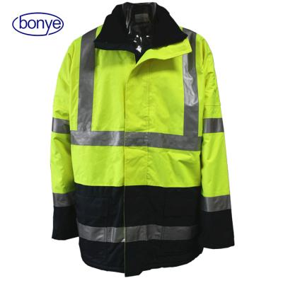 China Hot Sale Water Proof 300D RIBSTOP Reflective Jacket Sports Safety Workwear for sale