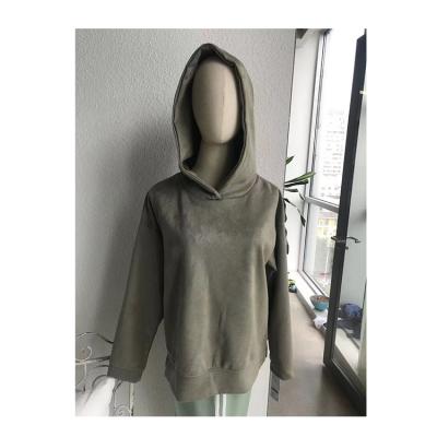 China Anti-Wrinkle Wholesale Price Pullover Suede White Unisex Plain Custom Hoodies For Women Men for sale