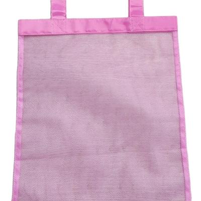 China Handled Custom Eco Friendly Poly Mesh Tote Bags Non Woven Promotional Shopping Bag Tote Customized Logo for sale