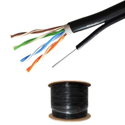 China Computer Cable Outdoor Cat 5E Lan Cable Utp 305M Cat 6 300 Feet 5 Core 0.5Mm Spool Outdoor Network Cable for sale