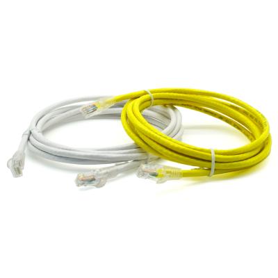 China 1M 2M 3M 5M-50M Cat 6 Network Patch Cable Solid Copper Ethernet Cable Rj45 Flat Utp Cat6 Patch Cord for sale