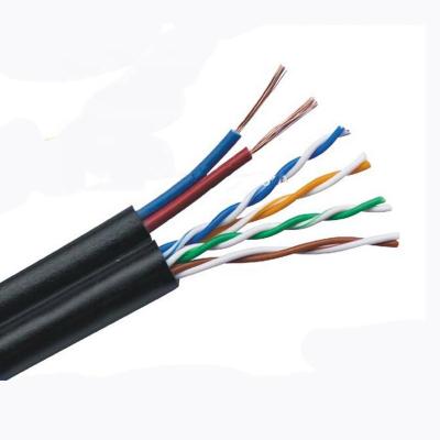 China COPPER OR CCA LAN Cable Use With Cat5e / CAT6 LAN Cable Power Outdoor Indoor Wire Power 2c for sale