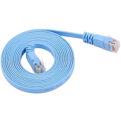 China Cat6 ethernet patch cord flat cable UTP cat6a flat cable RJ45 patch cord RJ45 cable patchcord patch cord for sale