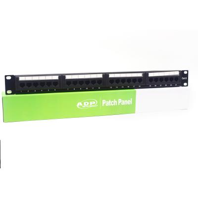 China 48 Network Cat6 Network Cat5E Rj45 Utp Cat5E Rj45 Ports 1U 12 Ports Unshielded Patch Panel Port Unshielded for sale