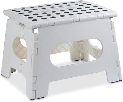 China Foldable the lightweight step stool is sturdy enough to support adults and safe enough for children. Opens easy with a shake. Great for kids for sale