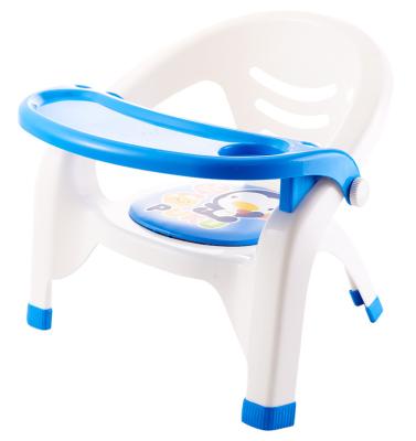 China Cute PVC Baby Stool Top Baby Chair Plastic Small Chair For Kids Kitchen Dinner Feeding for sale