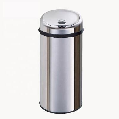 China 50 Liter Household Kitchen Stainless Steel Sensor Sustainable High Quality Automatic Smart Trash Bin for sale