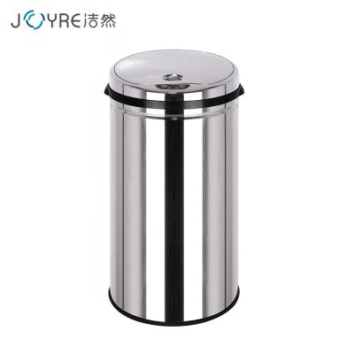 China Large 42l stainless steel worm kitchen waste sustainable touchless compost bin for sale