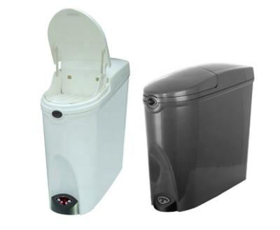 China Sustainable household 20L bathroom lady sanitary protection plastic disposal touchless sensor trash can for sale