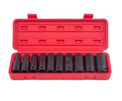 China 10 Pcs HEX Impact Plug Set Tool Kit Auto Repair Deep Plug Set for sale