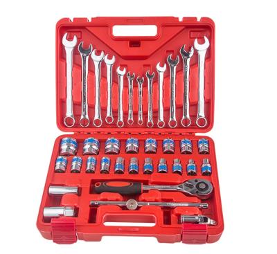 China 37 Pcs Ratchet Wrench Torx Socket Set Auto Mechanic Car Key Tool Box Kit for sale