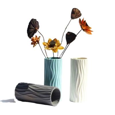 China (1300 degrees) high temperature fired modern ceramic vases for home decoration ornaments table vases for flower decoration for sale