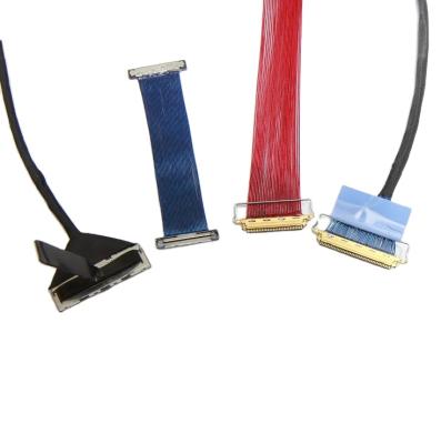 China Electronic custom display used 30pin 40pin custom micro coaxl LVDS cable assembly for sale