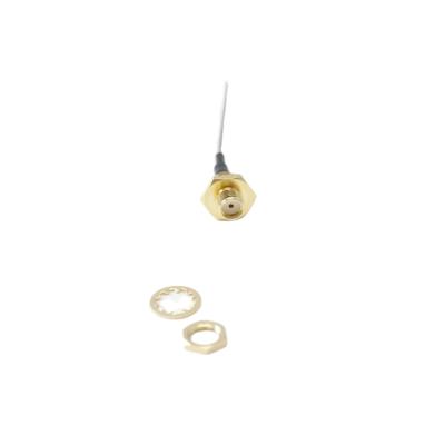 China BRASS / STAINLESS STEEL Custom 3GHz IPEX To GR 1.13 To SMA Female Coaxial Cable Assembly for sale