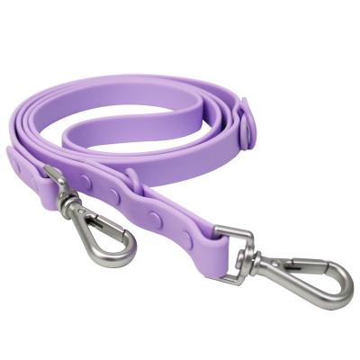 China Hot Selling PVC Waterproof Pet Accessories Silicone Coated Collar Stocked Leash for sale