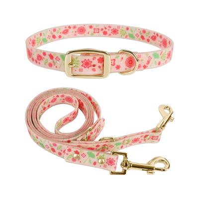 China Eco-Friendly Nylon Silicone Recycled Collar Leash Hot Sustainable Sublimation Printing Customization Printing for sale