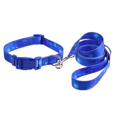 China Cute Colorful Quick Release Pet Collars Leashes Arms Webbing Nylon Dog Collar for sale
