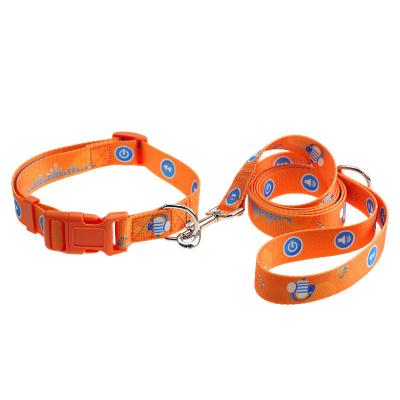 China Professional Quick Release Factory Leather and Satin Pet Collar and Leash Set Pet Collar Tag for sale