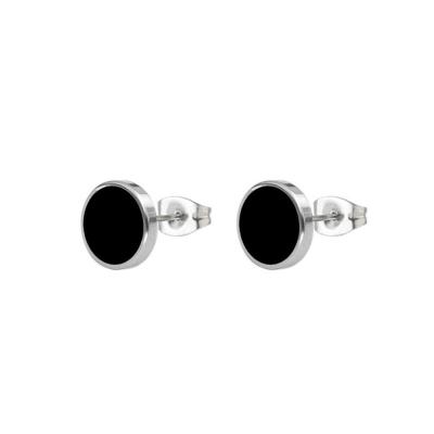 China Hot Selling 6mm Small Stud Earrings Jewelry Stainless Steel Silver Earring Women/Men Girls Piercing Jewelry for sale