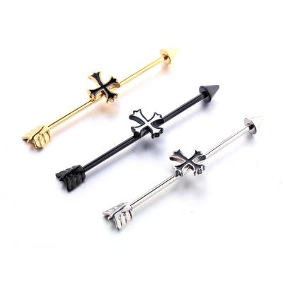 China Stainless Steel Industrial Barbell Piercing Jewelry With Factory Price for sale