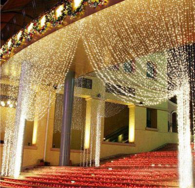 China Christmas indoor and outdoor strong waterproof fairy string curtains new hotel attraction decorative lights for sale