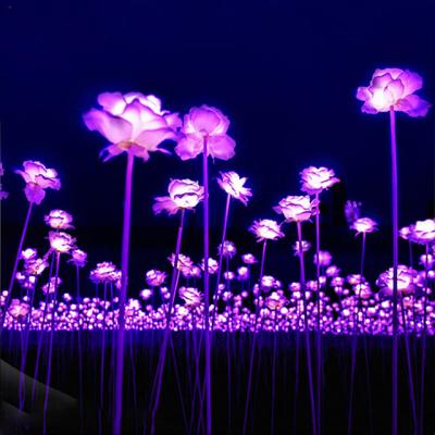 China Regular Brightness Or Color Changing New Product Ip65 Outdoor Event Decoration Use Led Rose Flower Light for sale