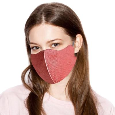 China Breathability Corduroy Maskss Washable Adjustable Fashion 3D Explosive Stereo Filter Maskss for sale