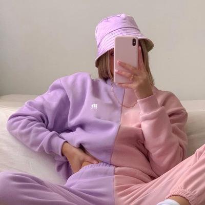 China Wholesale Breathable Hoodies And Tracksuit Women Clothing Sets Custom Sports Suits Tracksuits Two Piece Set For Women for sale