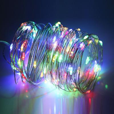 China Light Remote Control USB Copper Wire Connect Fairy Lights 8 Modes Battery Operated Timer Waterproof Copper Wire LED String Light for sale