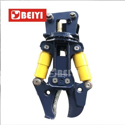 China BEIYI Trusses Double Attachment Excavator Cylinder Hydraulic Metal Scrap Shears For Sale for sale