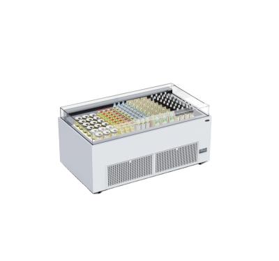 China new Double-temperature beverage dairy product pastry cooler refrigerator display for sale