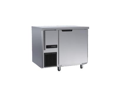 China Double-temperature fridge and freezer commercial kitchen restaurant double doors fridge stainless steel refrigerator for sale