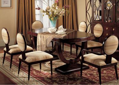 China Custom Luxury Dining Room Furniture Sets 180cm Wood Rectangular Dining Table for sale