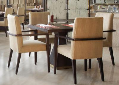 China 5 Star Hotel Modern Wooden Dining Room Tables , High End Restaurant Furniture for sale