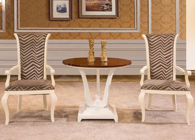 China High End Modern Dining Room Tables , Round Teak Dining Room Table And Chairs for sale