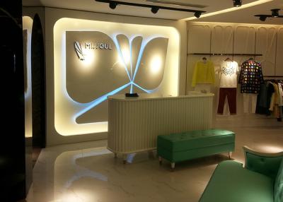 China Non - Toxic Clothing Store EX Shop Display Furniture White Color ISO9000 for sale