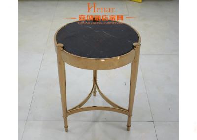 China Runde schwarze ausgeglichene Glasplatte-Wohnzimmer-Couchtisch-Größe 500 x 450mm zu verkaufen