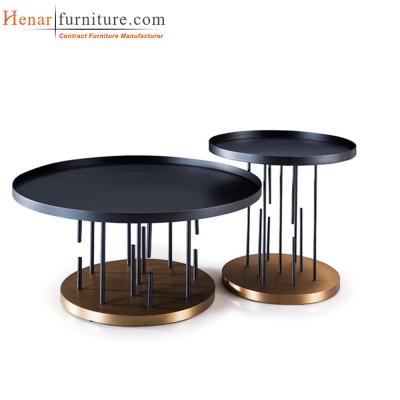 China Contemporary Metal Modern Living Room Coffee Table For Hotel Furniture for sale