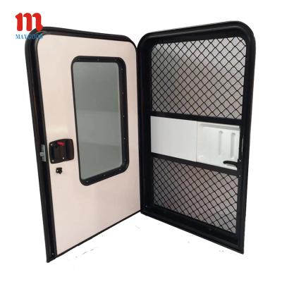 China Variety types and sizes customized to choose Maygood 620*900mmhigh tension aluminum alloy teardrop trailer door for sale