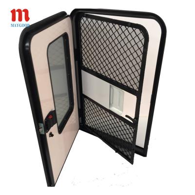 China Variety types and sizes customized to choose Maygood 620*900mmhigh tension aluminum alloy teardrop trailer door for sale