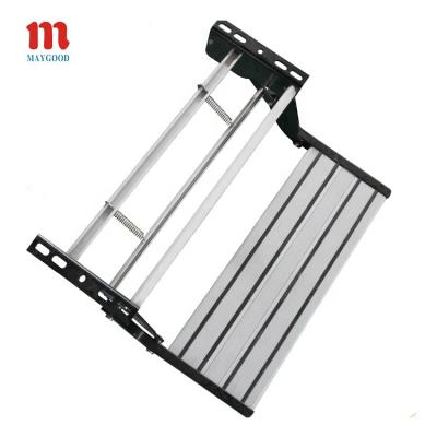 China Pedal surface is MAYGOOD anodized single folding anodize aluminum step to suit Motorhome caravan camper trailer for sale