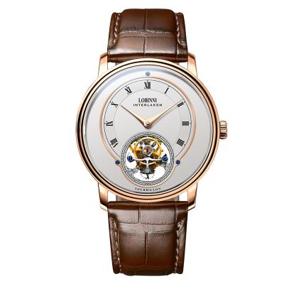 China Water Resistant Top Quality Real Watch Tourbillon Seagull Movement Tourbillon Watches For Men Manual Mechanical Watch for sale