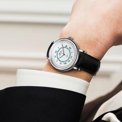 China Auto-Date Auto-Date Watch 2021 Fashionable Automatic Mechanical Watches For Men Business Wrist Hand LOBINNI Watch for sale