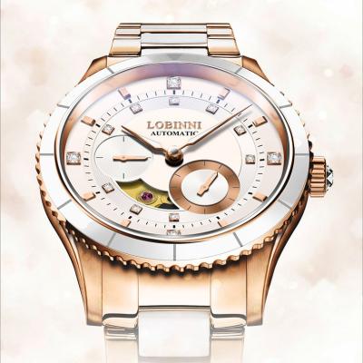 China Water Resistant Lobinni Watch Woman Low Price 2020 Rose Gold Women Wristwatch For Girl Ladies for sale