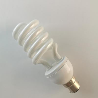 China 35w residential tri color half EMC / energy saving semi spiral cfl light , half spiral CFL lamp for sale