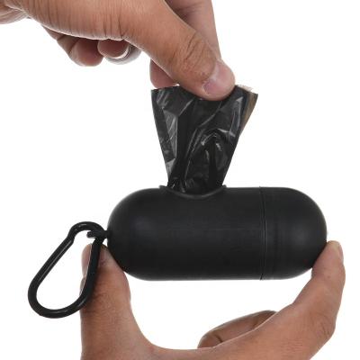 China Sustainable Drop Shipping 300 Bags Pack Biodegradable Black Poop Bags For Dogs With Stand for sale