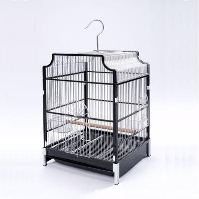 China Fashion Customization Baby Birds Stainless Steel Large Size Stocked Bird Cage For Flying Animal for sale